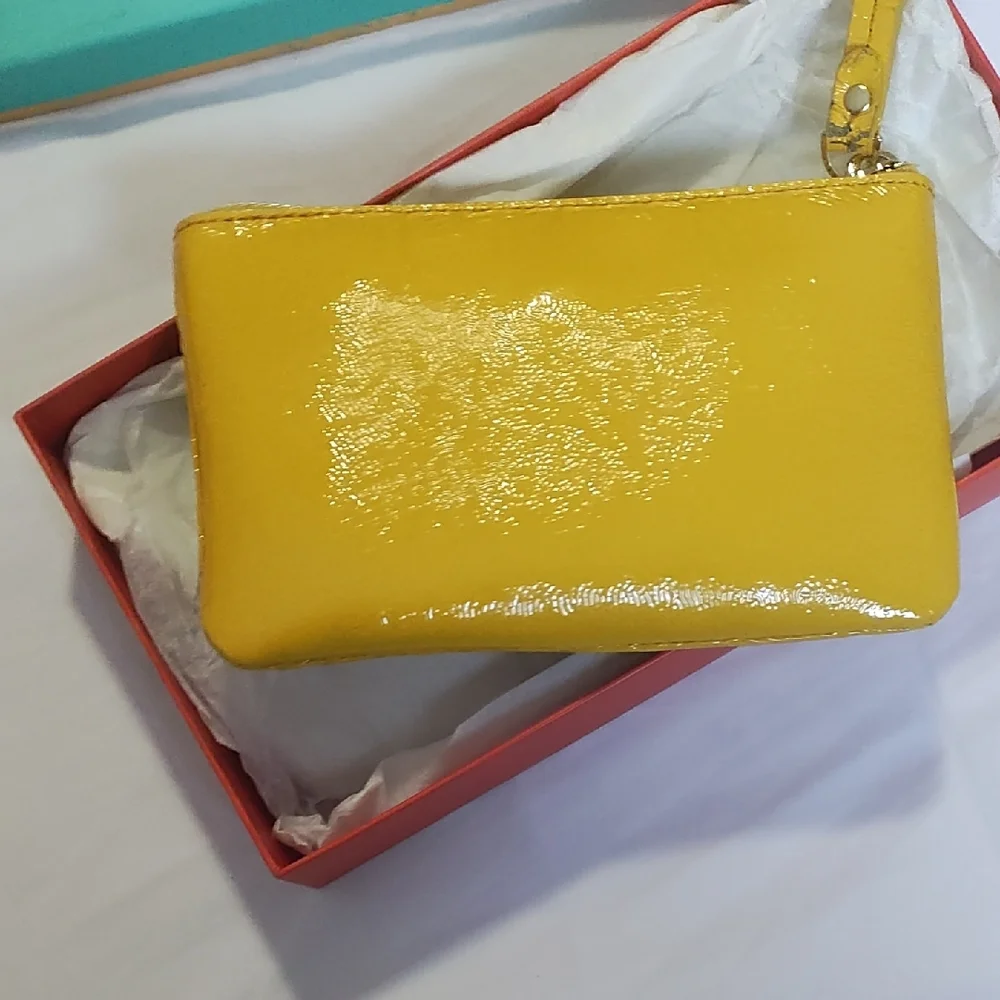 Kate Spade Yellow Patent Leather‎ Clutch